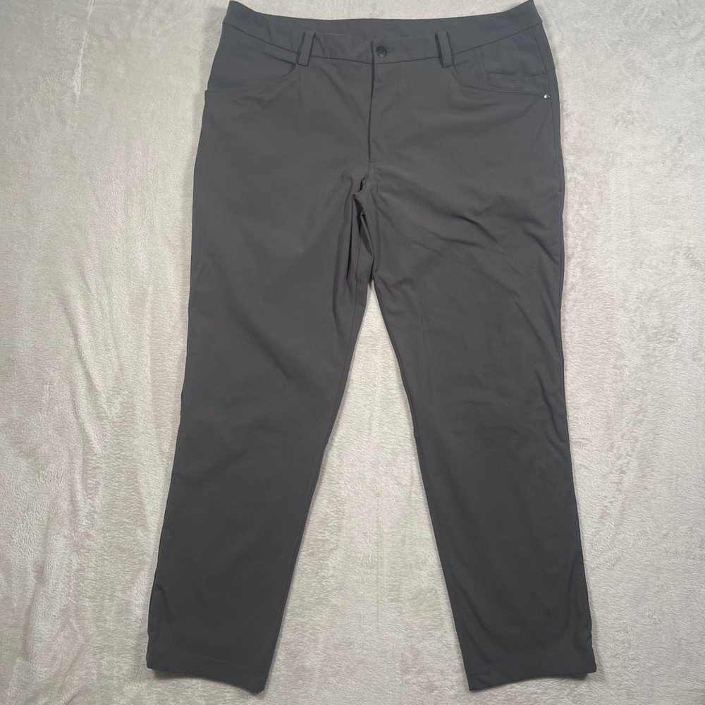 Lululemon ABC Classic Fit Mens 38 Grey Warpstreme Technical 5-Pocket Pants